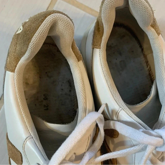 Veja V-10 B-Mesh White  Brown Low Top Sneakers 11 - Picture 5 of 13
